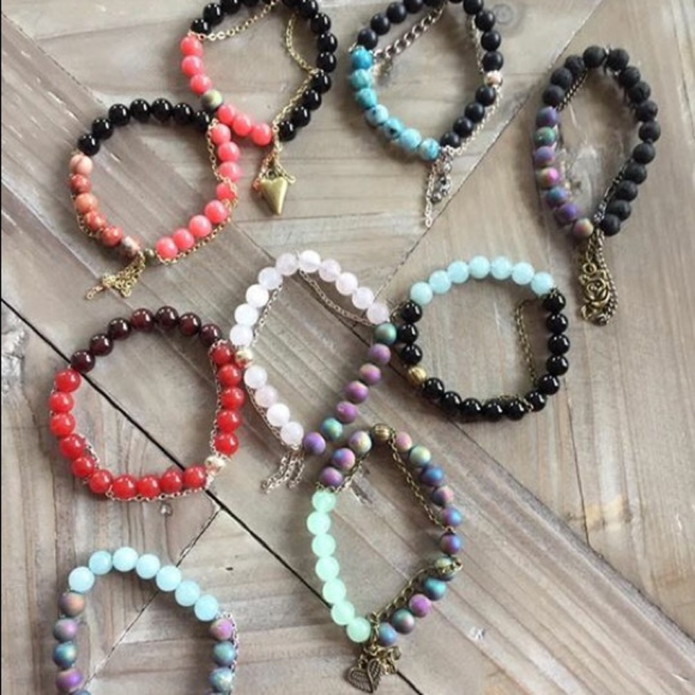 Natural stone bracelets